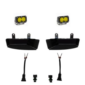 Ram 2500 Sport Lights - Baja Designs - S2 Wide Cornering Fog kit - Amber - `19-`27